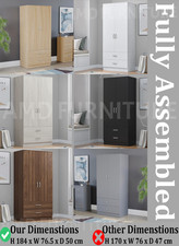 Tall 2 Door Wardrobe With 2