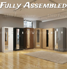 2 Door Wardrobe with Mirror