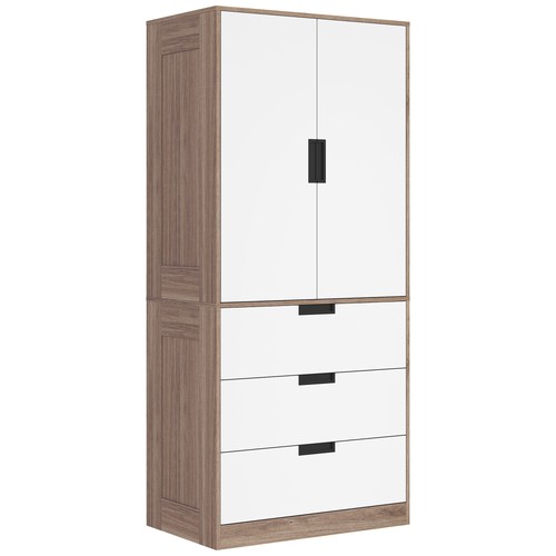 Homcom wardrobe closet with - closet, 2