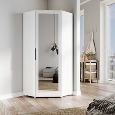 Corner Mirrored Wardrobe