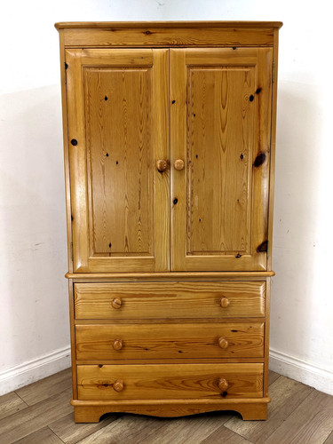 Wardrobe classic pine linen - pine,
