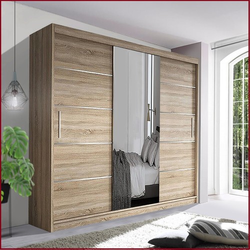 Sliding door wardrobe - door, with