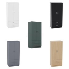 Modern Wooden Wardrobe 2 Door