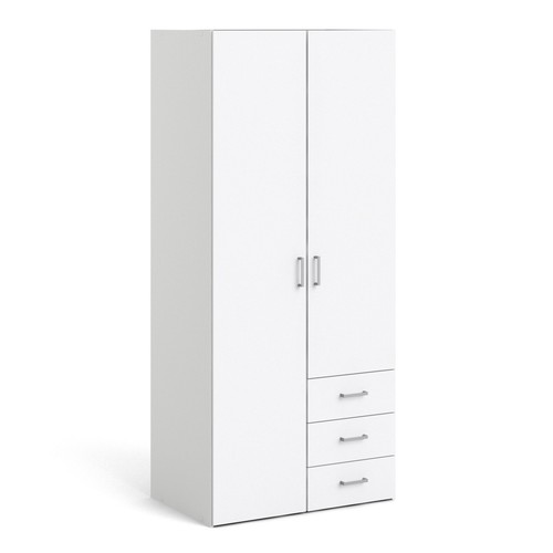 Modern white wardrobe closet - modern,